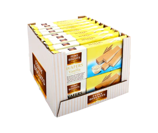 Image du produit 2 - Gaufrettes fourrées à la crème à la vanille 250g
