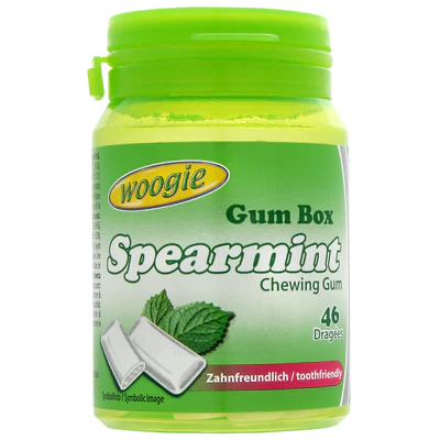 Image du produit 1 - Gomme à mâcher spearmint sans sucre 64,4g