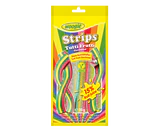 Image du produit 1 - Gomme de fruits rainbow strips 80g