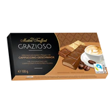Image du produit - Grazioso chocolat au lait fourré d´un mélange crémeux au cappuccino 100g (8x12,5g)