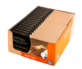 Image du produit 2 - Grazioso chocolat au lait fourré d´un mélange crémeux au cappuccino 100g (8x12,5g)