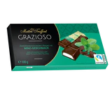 Image du produit 1 - Grazioso chocolat extra noir fourré d'un mélange crémeux à la menthe 100g (8x12,5g)