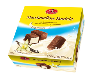 Image du produit - Guimauve avec glaçage au chocolat 400g