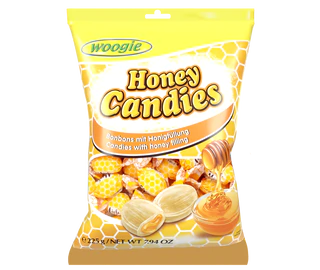 Image du produit 1 - Honey Candies - caramels fourrés au miel 225g