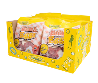 Image du produit 2 - Jambon et oeufs en gomme de fruits 200g