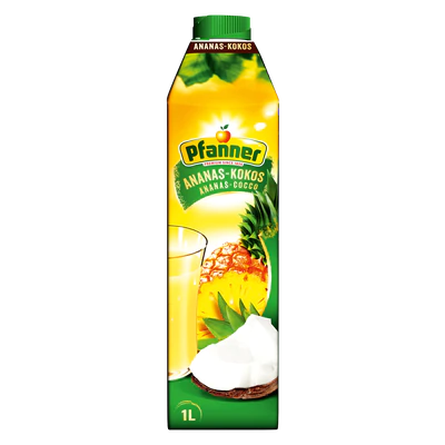 Image du produit 1 - Jus d'ananas et &agrave; la noix de coco 25% 1l