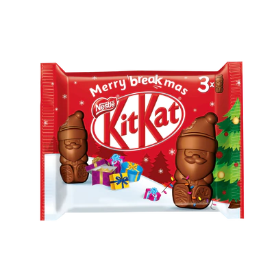 Image du produit 1 - KitKat Pères Noël 87g (3x29g)