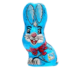 Image du produit - Lapin bleu assis en chocolat au lait 60g