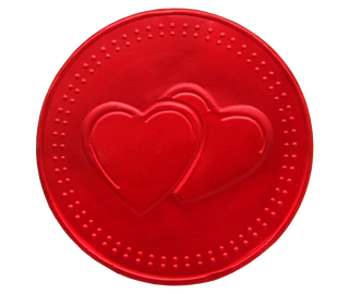 Image du produit 2 - Médaillon coeur au chocolat au lait 2x36x21,5 g présentoir de comptoir
