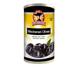 Image du produit - Olives noires avec noyaux 350g