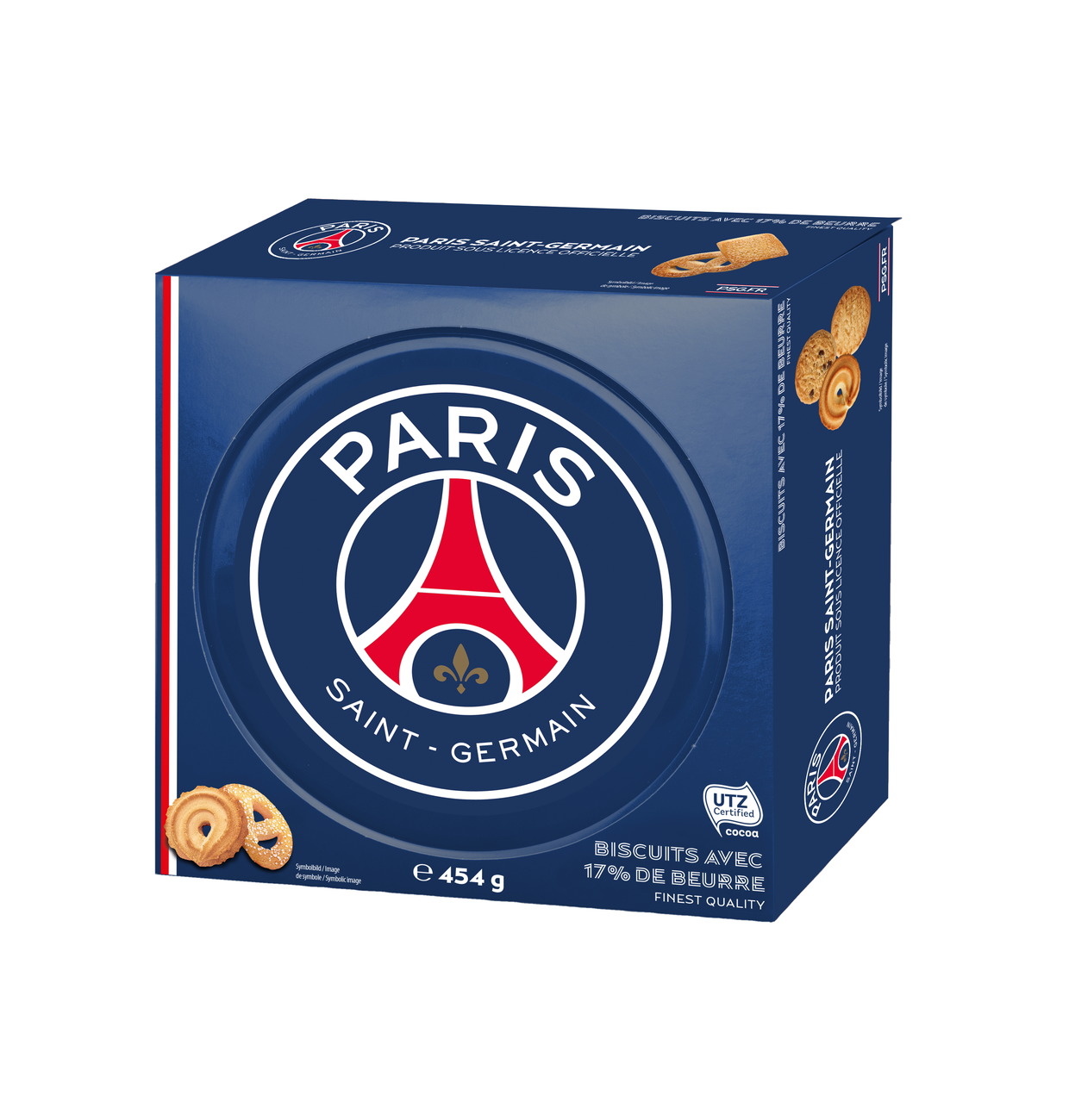 Gunz Psg Cookies Au Beurre Boite Cadeau 454g Gunz Psg Cookies Au Beurre Boite Cadeau 454g