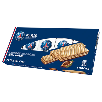 Image du produit 1 - PSG Gaufrettes à la crème au chocolat (5x45g) 225g