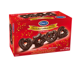Image du produit 1 - Pain d'épice avec chocolat noir – étoiles- coeurs- bretzel 500g