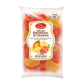 Image du produit - Pâte de fruits au goût citron et orange 250g