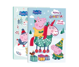 Image du produit - Peppa Pig calendrier de l'avent carton panaché 2 dessins 75g
