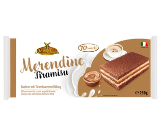 Image du produit - Petit cake fourré à la crème au tiramisu 250g