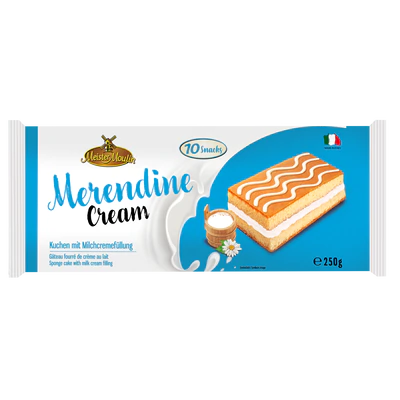 Image du produit 1 - Petit g&acirc;teau fourr&eacute; &agrave; la cr&egrave;me au lait 250g