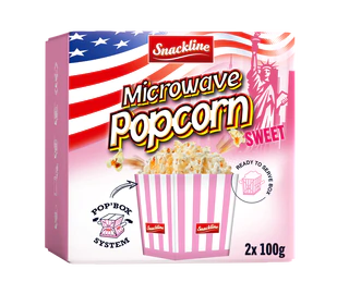 Image du produit 1 - Popcorn sucré 200g (2x100g)