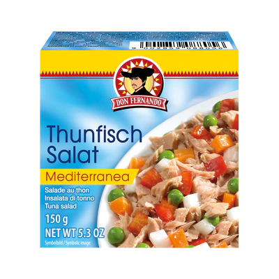 Image du produit 1 - Salade au thon - mediterranea 150g