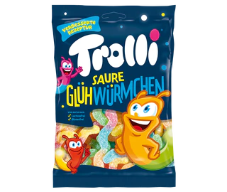 Image du produit - Sour glowworms 200g