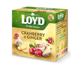 Image du produit - Th&eacute; cranberry & gingembre pyramid-sachets 20x2g