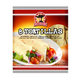 Image du produit - Tortillas à la farine de blé 320g (8x20 cm)