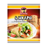 Image du produit - Wraps Tortillas à la farine de blé 250g (4x25cm)