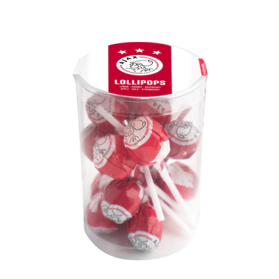 Imagen del producto 1 - Ajax Amsterdam Piruletas 150g - Preventa: Disponible en julio/agosto/septiembre