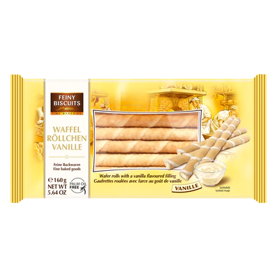 Imagen del producto 1 - Barquillos vainilla 160g