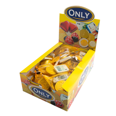 Imagen del producto 2 - Billetes y monedas de oro de chocolate con leche 85g