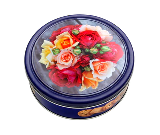 Imagen del producto - Butter Cookies en lata de rosa 454g