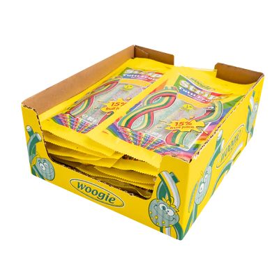 Imagen del producto 2 - Caramelos gomitas rainbow strips 80g