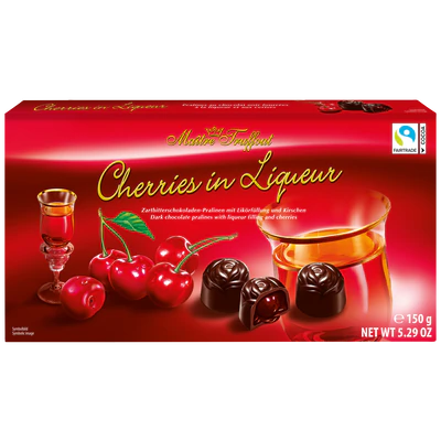 Imagen del producto 1 - Cherries in liqueur - pralinés de cerezas en licor 150g