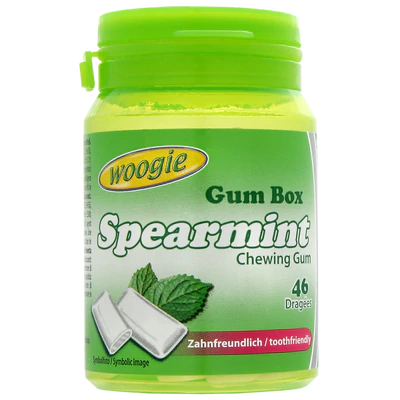 Imagen del producto 1 - Chicle spearmint sin azúcar 64,4g