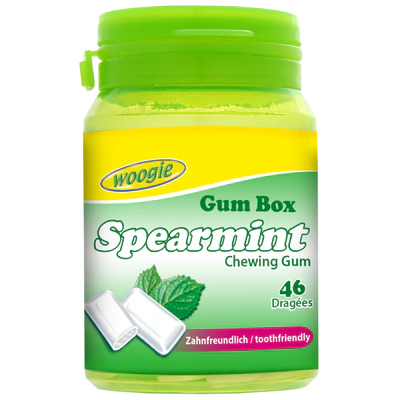 Imagen del producto 1 - Chicle spearmint sin az&uacute;car 64,4g