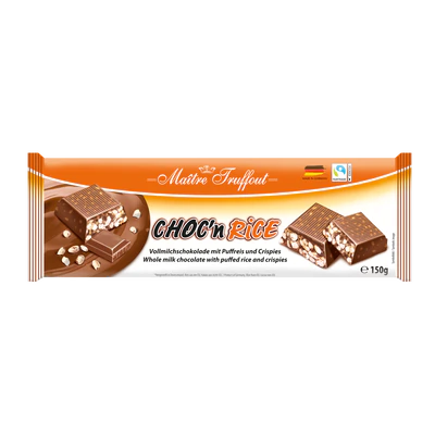 Imagen del producto 1 - Choc'n Rice chocolate con leche con arroz reventón 150g