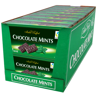 Imagen del producto 2 - Chocolate Mints - chocolate amargo relleno con crema de menta 200g