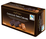 Imagen del producto 1 - Chocolate Thins caramelo - chocolate amargo releno con crema de caramelo 200g