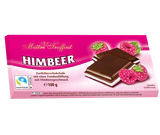 Imagen del producto - Chocolate amargo con relleno de crema de frambuesa 100g
