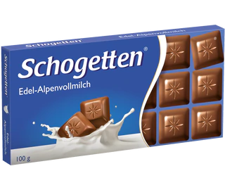 Imagen del producto - Chocolate con leche de los alpes 100g