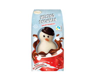 Imagen del producto 1 - Chocolate melting snowman 75g