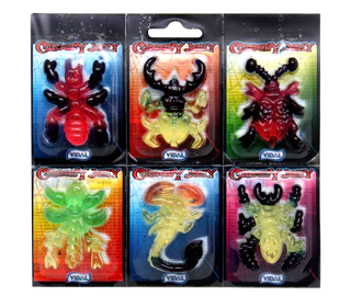 Imagen del producto 2 - Creepy Jelly goma de fruta insectos 66g (11x6 pz. à 11g) display de mostrador