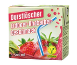 Imagen del producto - Durstl&ouml;scher bebida refrescante de fresa y ruibarbo 500ml