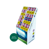Imagen del producto - Empty display CARTONAGE for candies football design 105 units