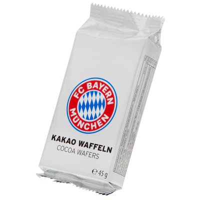 Imagen del producto 2 - FC Bayern Munich Gofres con crema de chocolate 225g (5x45g)
