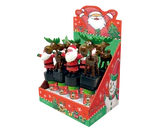 Imagen del producto 1 - Figuras navideñas bailando con caramelos expositor 5g