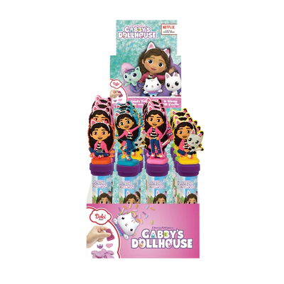 Imagen del producto 1 - Gabby's Dollhouse Sellos y caramelos de dextrosa 24x8g display de mostrador