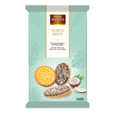 Imagen del producto - Galletas con cobertura de cacao con coco 160g