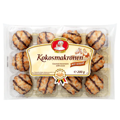 Imagen del producto 1 - Galletas de coco cacao 200g