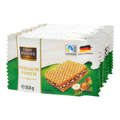 Imagen del producto 1 - Gofres con crema de cacao y avellanas 167g (8x20,8g)